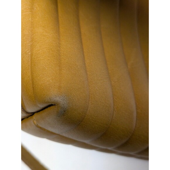 Madewell The Mini Transport Crossbody Bag Bubble Pleat Tan Casual Everyday Purse - Picture 9 of 16